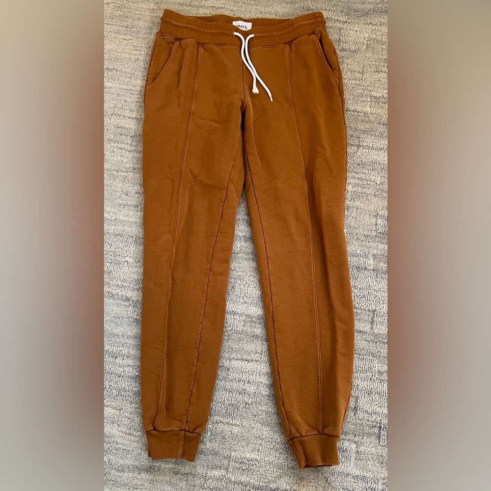 Mate the Label Front Seam Knit Joggers